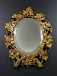 Antique Black And Gold Mirror Antique 19th Century Victorian Black Forest Hand Carved Grape Vine Mirror Mirror Antique Mirror Antique Frames