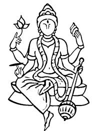 Hindu gods and goddesses coloring pages: Drawing Hindu Mythology 109227 Gods And Goddesses Printable Coloring Pages