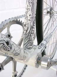 Illustrated Fixed Gear Fixie Bike Fixed Gear Bike Design
