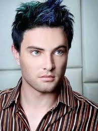 Black And Blue Hairstyles Men Pin On Hair Nails Jewelry