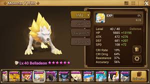 the monster guide of monsters 3 4 and 5 mons summoners