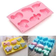 3d Baby Shower Silicone Mold Cake Decoration Candy Chocolate Soap Baking Mould H Cake Molds Silicone Baby Shower Chocolate Chocolate Soap