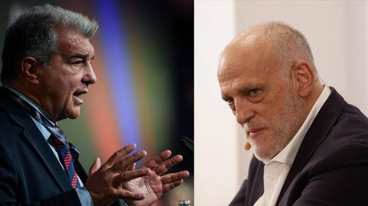 Tensión en la Liga: Laporta, el aliado más codiciado por Tebas y Florentino  Pérez
