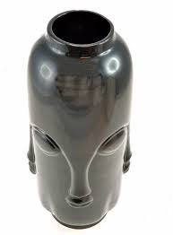 Vase sort hvid 32 cm kahler omaggio sort hvid kahler omaggio vase fejlfri og fra røgfrit hjem uden husdyr kan sendes som pakke kr 45 00 mobilepay 27844404 mål. 40cm Vaser I Sort Hvid Keramik Med Ansigt Kob Buddha Vaser
