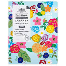 Maybe you would like to learn more about one of these? January 2021 December 2022 Monthly Planner 8 5 X11 See It Bigger Floral Walmart Com Walmart Com