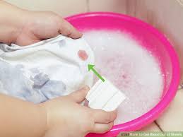 Mix together 1 part water to 1 part salt until thickened. Period Blood Out Of Sheets