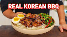 Making Rice Bowl With Authentic KOREAN BBQ (No Grill Required ...