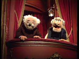 They share the stage left balcony box in the muppet theatre, and the two delight in heckling every aspect of the muppet show. Muppet Profile 8 Statler And Waldorf Statler And Waldorf Old Muppets Muppets