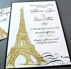 Eiffel Tower Paris Invitations Weddings Quinceanera Party Special Event Birthday Gold And Black Samp Paris Invitations Paris Theme Party Paris Wedding