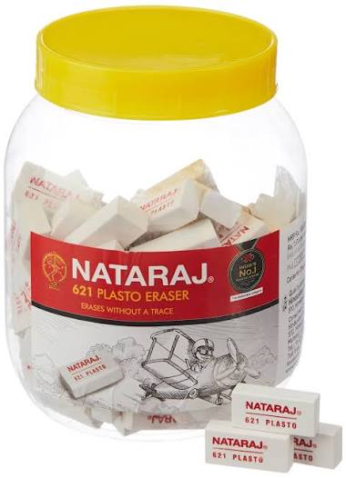 Nataraj Eraser Container (white)