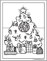 Different artists have contributed to this special page. 25 Christmas Tree Coloring Pages Fun In The Snow