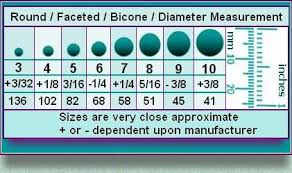 bicone bead size chart google search a handy chart to tell