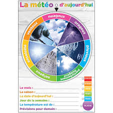 Wheel Poly Chart Weather French Dry Erase Surface The