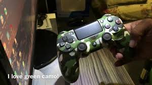 Ps4 Dualshock 4 Wireless Controller Green Camo For My Note 10 Unboxing Dualshock Wireless Controller Portable Gaming Console