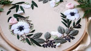 Are you searching for floral wreath png images or vector? Anemones And Eucalyptus Floral Wreath Embroidery For Beginners Youtube