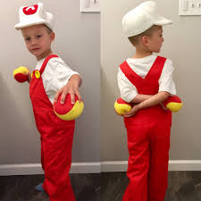 There is not a geek alive who at one point hasn't wanted to dress as mario for halloween. Diy Fire Mario Costume Baby Bonda Productions