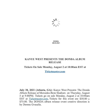 At least, almost all of it is now available. Photos Of Kanye West On Twitter Official Donda Album Release Press Release
