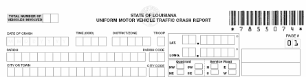 Odot transportation development's crash analysis and reporting (car) unit relies on the accuracy and completeness of information it collects from police reports. Https Www Nhtsa Gov Document Louisiana Crash Form Manual Revised 012005