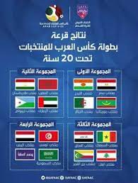 وتقام بطولة كأس العرب تحت 20 عامًا في مصر، من الفترة 20 يونيو حتى 6 يوليو المقبل، وينظمها الاتحاد. Ù…Ø±Ø§Ø³Ù… Ù‚Ø±Ø¹Ø© ÙƒØ£Ø³ Ø§Ù„Ø¹Ø±Ø¨ Ù„Ù„Ù…Ù†ØªØ®Ø¨Ø§Øª ØªØ­Øª 20 Ø¹Ø§Ù…Ø§