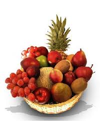 Super Deluxe Fruit Basket Fruit In Season Fruit Fruit Basket
