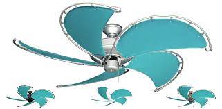 See all outdoor ceiling fans. 52 Inch Raindance Nautical Ceiling Fan Sunbrella Aquamarine Canvas Blades