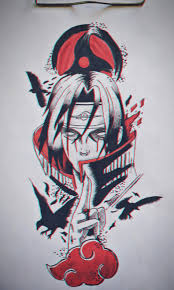 Kids and beginners alike can now draw a great itachi uchiha. How Is It Fellas Just Tried To Draw Itachi Uchiha ã„ãŸã¡ ã†ã¡ã¯ One Of My Fav Characters From Naruto R Animeart