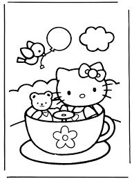 Includes images of baby animals, flowers, rain showers, and more. Drawing Hello Kitty 37060 Cartoons Printable Coloring Pages