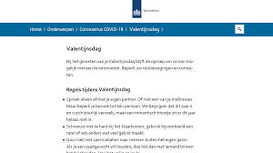 The central government logo consists of two parts: Website Rijksoverheid Spreek Op Valentijnsdag Niet Met Al Je Maitresses Af