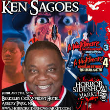 First 2026 show!! MEET KEN SAGOES! The Horror Sideshow Flea Market February  7th, 2026! Berkeley Oceanfront Hotel. 1401 Ocean Ave, Asbury Park, NJ 07712  Vendor Space for February 7th Sideshow:  https://www.simpletix.com/e/vendor-sign-up-horror-sideshow ...