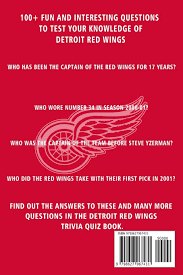(photo via flickr user meesh) fact: Buy Detroit Red Wings Trivia Quiz Book Hockey The One With All The Questions Nhl Hockey Fan Gift For Fan Of Detroit Red Wings Book Online At Low Prices