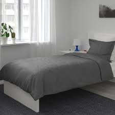 Luktjasmin Duvet Cover And Pillowcase S Dark Gray Find It Here Ikea Bettdeckenbezug Bettbezug Ikea