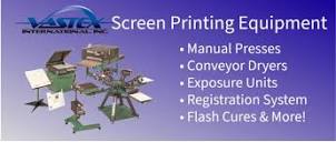 Screen Printing Equipment, Ink, and Silk Screen Supplies