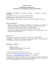 L'université de caen normandie est un acteur majeur et un moteur de développement de l'enseignement supérieur et de la recherche en normandie. Le Paysagisme Contemporain Meta Metier Ou