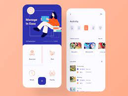 activity tracker app interface design web app design workout apps