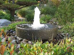 Diy Fountains Inspiration Exterior Natural Looking Rounded Stones Modern Fountains With Green Garden Fountains Backyard Fountains Outdoor Diy Garden Fountains