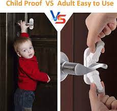 Repairing the door yourself can be a daunting task — but so can paying for rep. Buy Redtron Door Level Lock Upgraded 2 Pack Child Safety Door Handle Lock With 3m Adhesive Anti Lockout Child Proof Locks For Bedroom Bathroom Kitchen Online In Indonesia B07qk3m1y1
