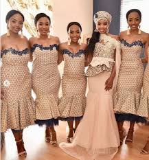 Top South African Shweshwe Dresses For Women 2019 African Bridesmaid Dresses African Bridesmaids South African Traditional Dresses