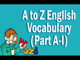 A To Z English Vocabulary Words With Meaning In Hindi Part A I Youtube