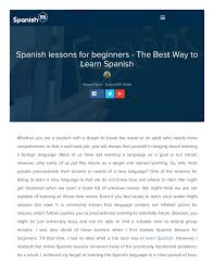 How do you say no in spanish? Spanish Lessons For Beginners The Best Way To Learn Spanish By Spanish Language Issuu