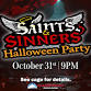 Saints and Sinners Halloween party event image