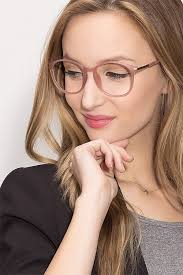 Lindsey Round Pink Glasses for Women