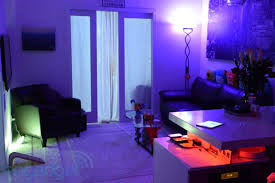 To add hue lights to a room. Lightscaping At Home With Philips Hue Lightstrips And Bloom Hands On Video Engadget Hue Philips Hue Lights Phillips Hue Lighting