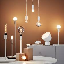 Rollsbo Led Bulb E26 140 Lumen Dimmable Tube Shaped Gray Glass Ikea Led Bulb Grey Glass Led Light Bulb