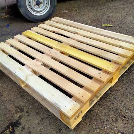 palet kayu ukuran 120x100x15cm kondisi siap pakai - 80x110cm di Indah Karya Sentosa | Tokopedia