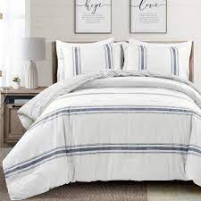 Get the best deal for stripes farmhouse quilts, bedspreads & coverlets from the largest online selection at ebay.com. Farmhouse Stripe 3 Piece Comforter Set Lush Decor Www Lushdecor Com