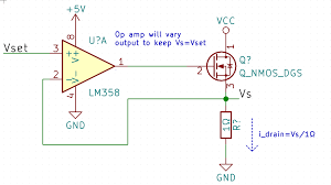 mini circuit 1: constant current sink