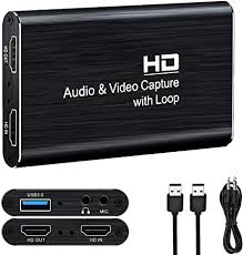 If you're using an external card like the elgato* hd60 s, plug an hdmi cable from your gaming pc into the in connection of your capture card. Amazon Com Guermok Audio Video Capture Card 4k Hdmi Usb3 0 Game Capture Device 1080p 60fps Hd Cam Link Card With Mic Loop Out Video Converter For Recording Streaming Work With Nintendo Switch Ps4 5 Dslr