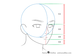 Character anatomy | anime drawings tutorials, eye drawing, drawing tips. How To Draw Male Anime Face In 3 4 View Step By Step Animeoutline