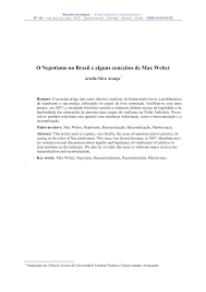 American heritage® dictionary of the english. Pdf O Nepotismo No Brasil E Alguns Conceitos De Max Weber