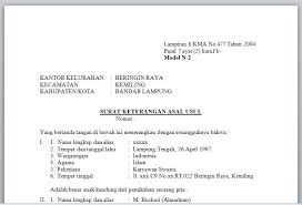 Maybe you would like to learn more about one of these? Contoh Surat Keterangan Asal Usul Dari Kelurahan